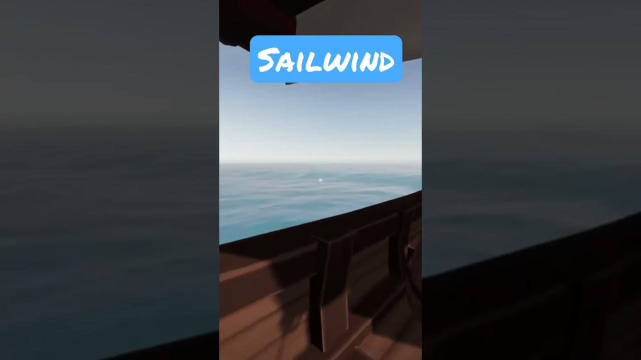 Primul val al lui Porthos!  Simulator de navigație imersiv.  Sailwind #sailing #gaming #sailwind #boat #sail