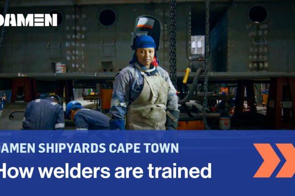 Cum pregătește Damen tinerii sudori |  Damen Shipyards Cape Town