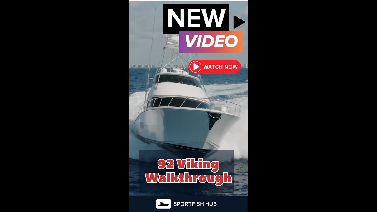 Tutorial 92 Viking Yachts Sportfish Yacht - 92 Viking Enclosed Bridge