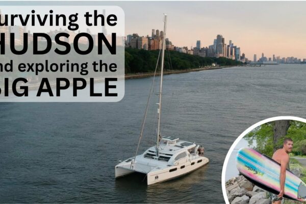 Supraviețuirea râului Hudson și explorarea orașului NEW YORK |  Navigand cu Sase |  S2 E36
