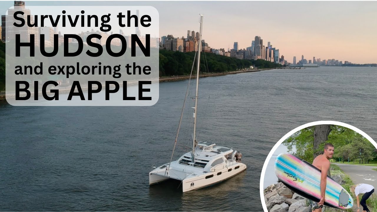 Supraviețuirea râului Hudson și explorarea orașului NEW YORK |  Navigand cu Sase |  S2 E36