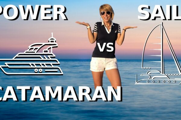 POWER vs SAIL CATAMARAN Avantaje și dezavantaje / Charter de croazieră Tur cu iaht cu vele Comparație cu barca cu motor