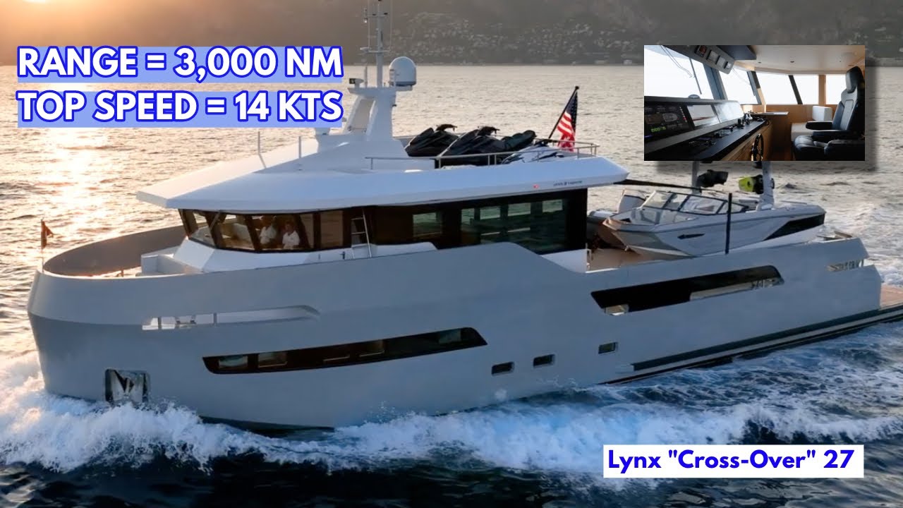 6,6 M$ STEEL Ultimate Water-Sports EXPLORER YACHT!  |  Tur cu iahtul Lynx 27!