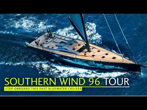 Crusierul de carbon bluewater cu propulsie hibridă |  Turul Southern Wind 96 |  Lumea Yachtingului