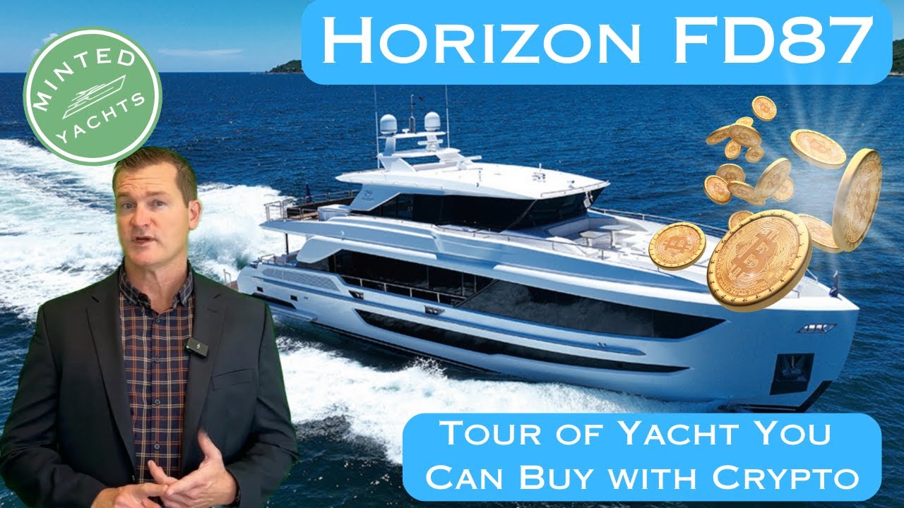 Tur exclusiv: Horizon FD87 Skyline - Acum disponibil prin criptovalută - Ultimate Luxury Yacht
