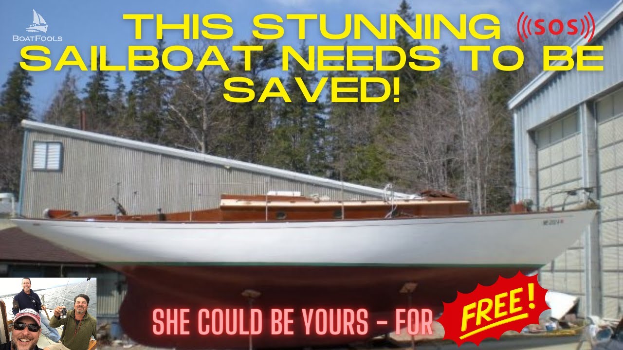 Această barcă cu pânze uimitoare trebuie salvată!  Ar putea fi a ta GRATUIT!