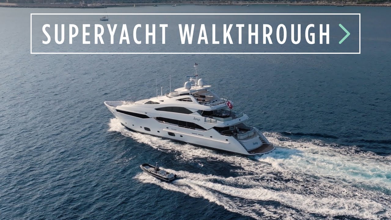 Tur de prezentare pentru superyacht |  Sunseeker Yachts - ANYA