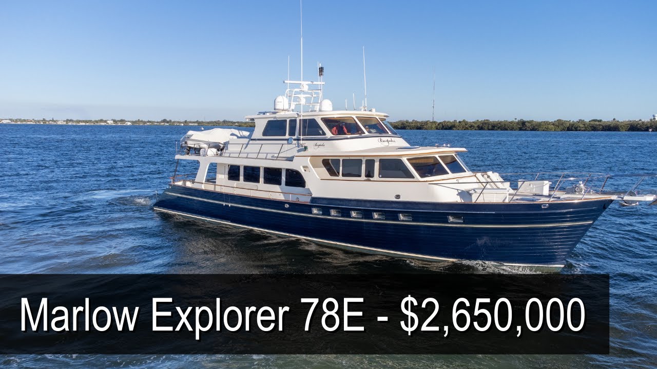 2007 "La comandă" Marlow Explorer 78E Yacht - De vânzare acum!  |  +1 (305) 812-6550