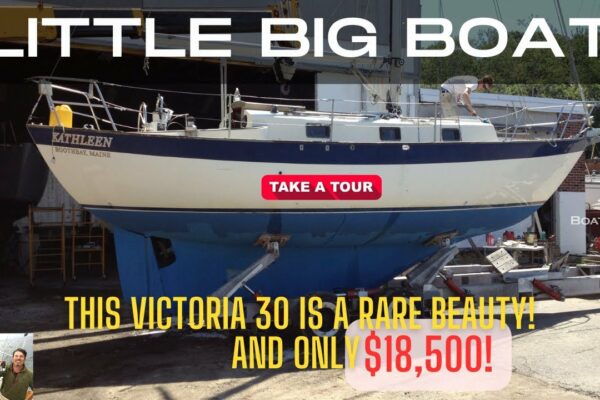 Barcă Mică Mare!  Faceți un tur al acestui Victoria 30 - Cu un preț de vânzare la 18.500 USD!