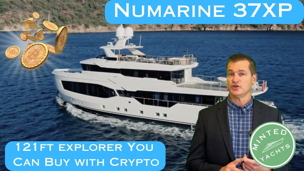 121ft Numarine 37XP - Explorator inovator Tri-Deck cu Beach Club pe care îl puteți cumpăra cu Crypto acum