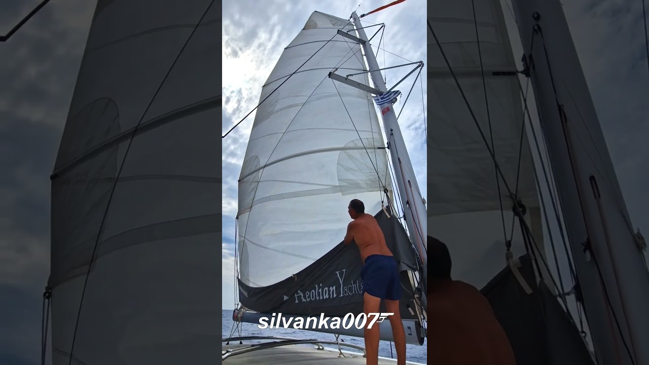 YACHTING ADVENTURE CATAMARAN SAILING BOAT LAGOON 40 Cum să navighezi pe un catamaran Viral TikTok Video Short