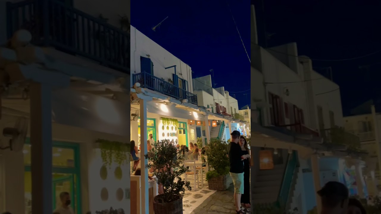 Plimbări de noapte în Mykonos |  Numai #short Habibis