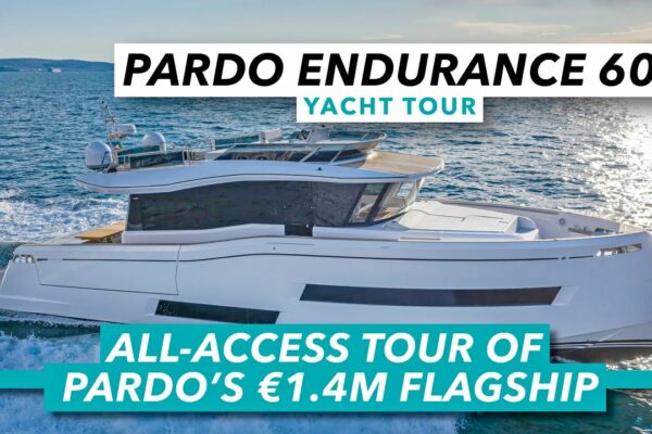Accesați toate zonele emblematice Pardo de 1,4 milioane EUR |  Tur cu iaht Pardo Endurance 60 |  Barcă cu motor și iahting