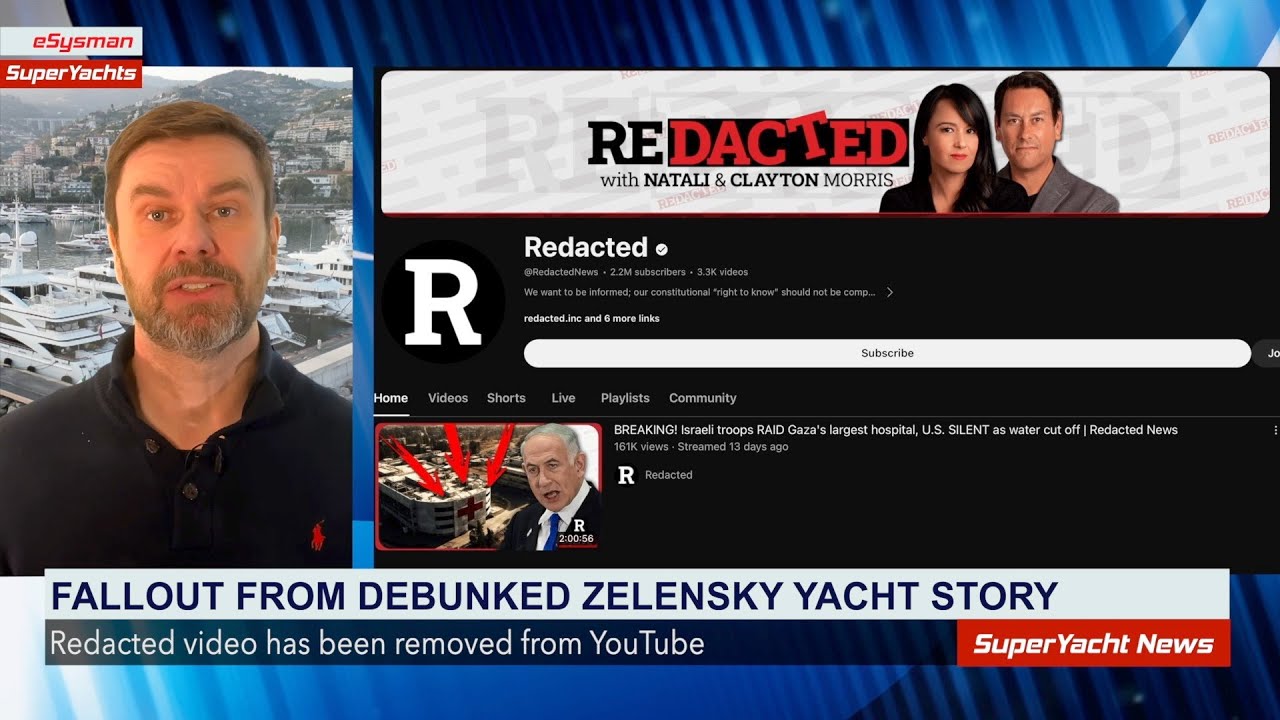 Ce s-a întâmplat după ce am dezmințit povestea lui Zelensky Yacht?  |  Clipuri SY
