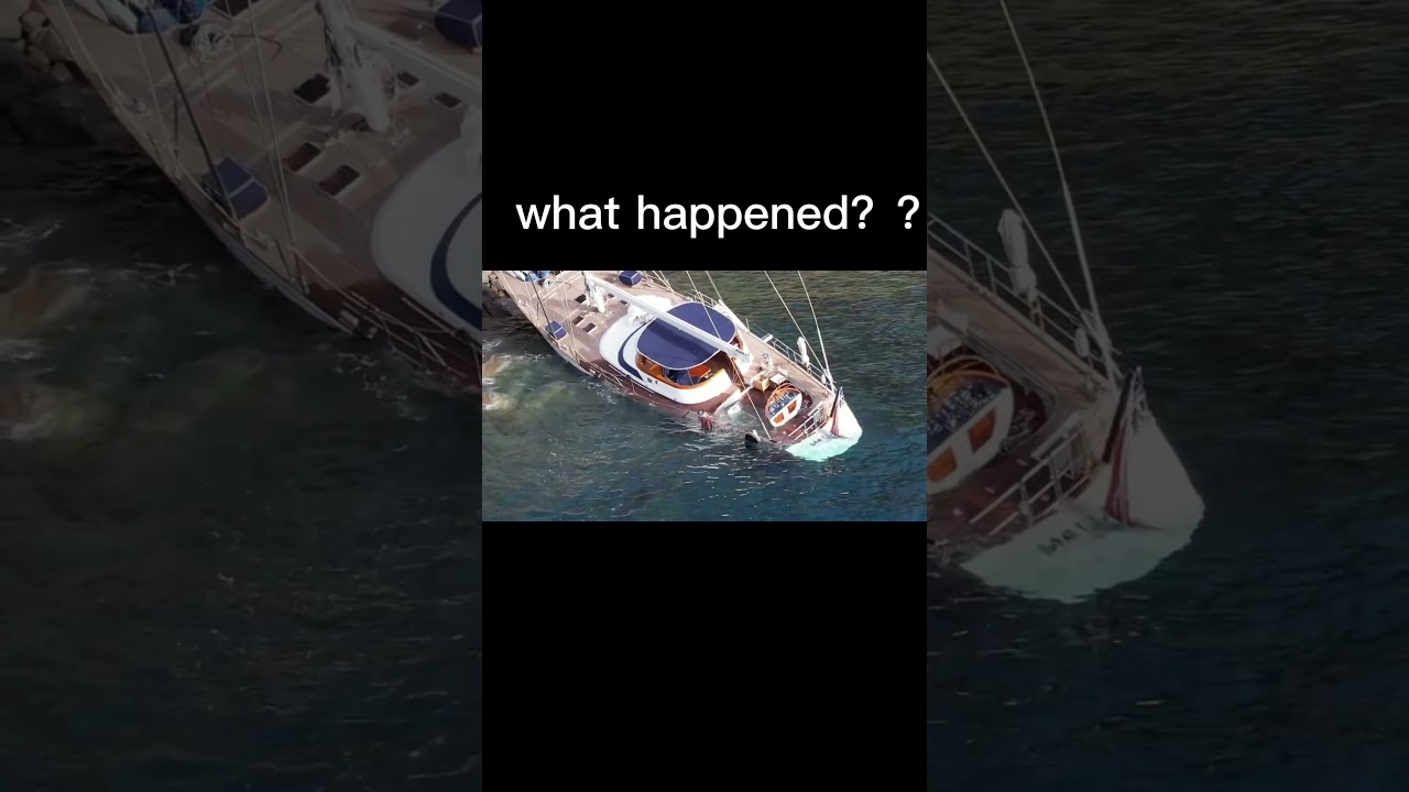Ce sa întâmplat cu acest naufragiu? Accident de apă sau lovirea de stânci?