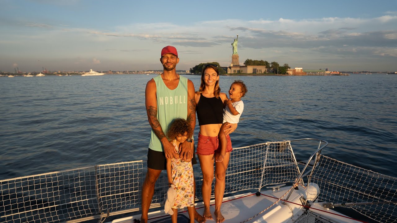 Sailing Family Vizitează New York cu barca cu pânze!