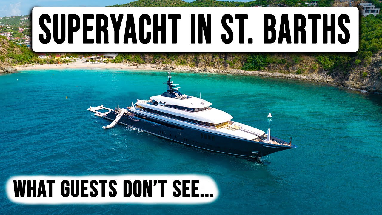 SUPERYACHT în St. Barths....