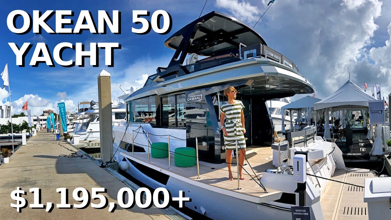 1.195.000 USD+ 2021 OKEAN 50 FLY Tur iaht cu motor și specificații Flybridge Motor Yacht Barcă cu croi de croi