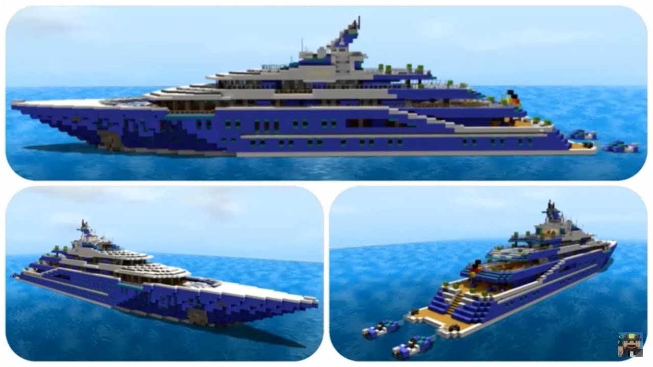 Minecraft: Cum să construiești un iaht în Minecraft Partea 1 (Solandge) |  Tutorial Minecraft Yacht