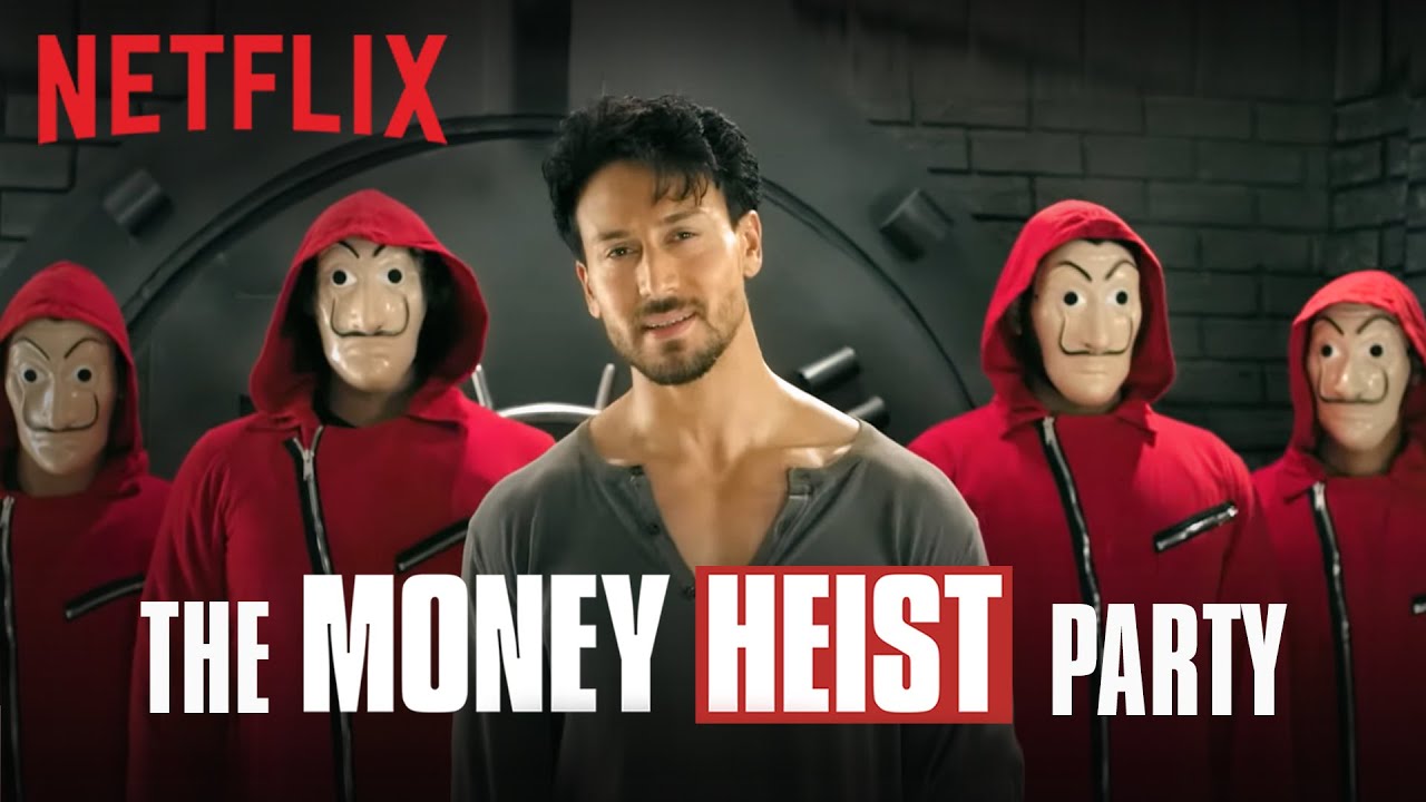The Money Heist Party cu Tiger Shroff |  Pepsi x Netflix India