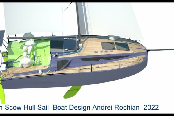 6.5m Race Scow hull Sail Yacht Race Mini Transat
