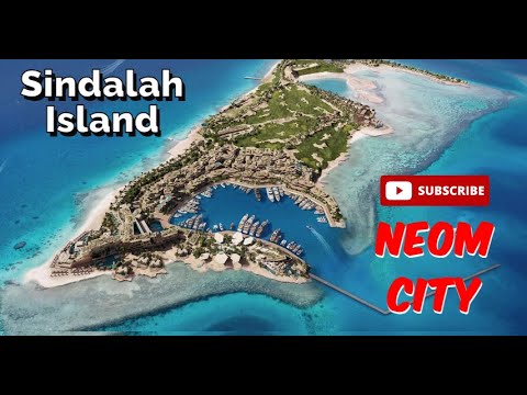Insula Sindalah-NEOM oraș #neom #neomcity #sindalah