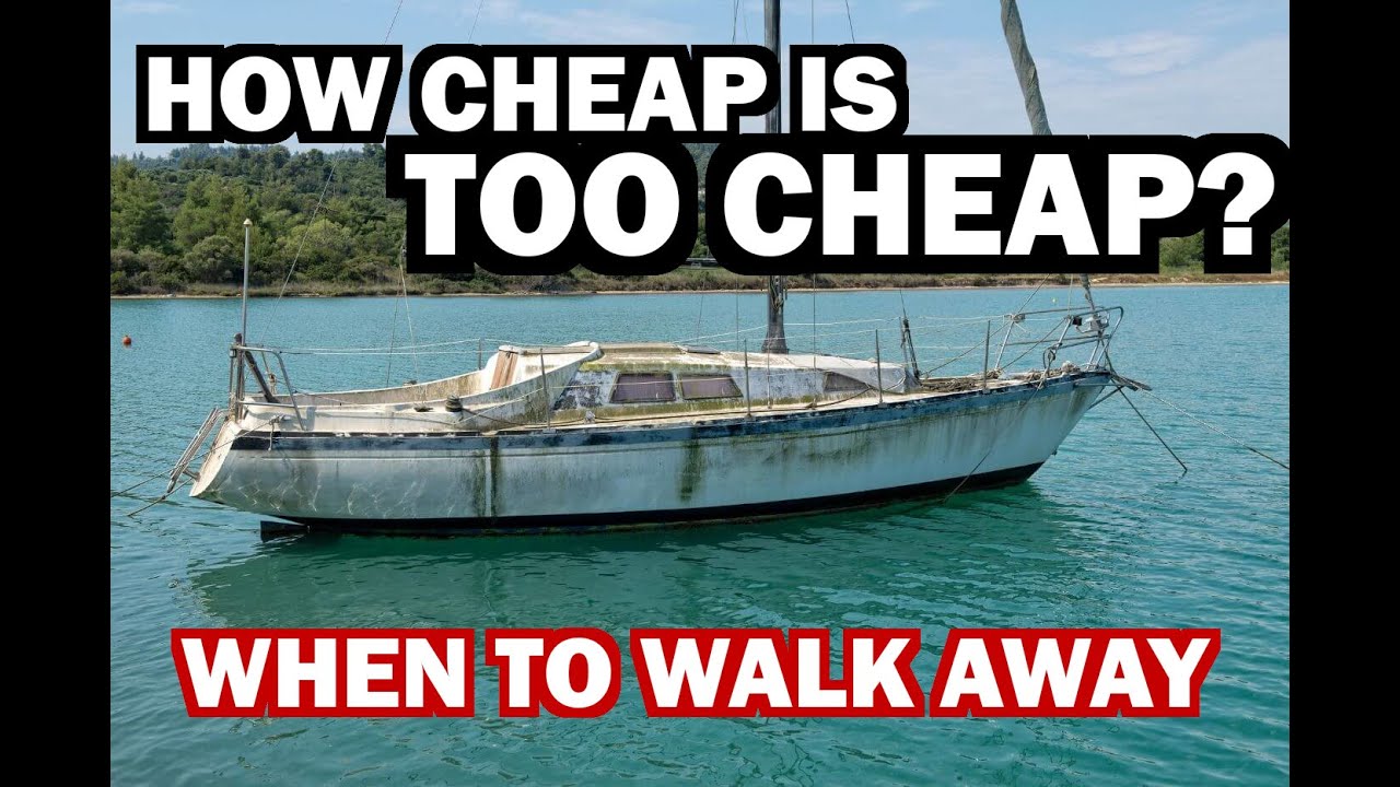 Cât de ieftin este PREA Ieftin?  Probleme cu barca cu pânze - Ep 258 - Lady K Sailing
