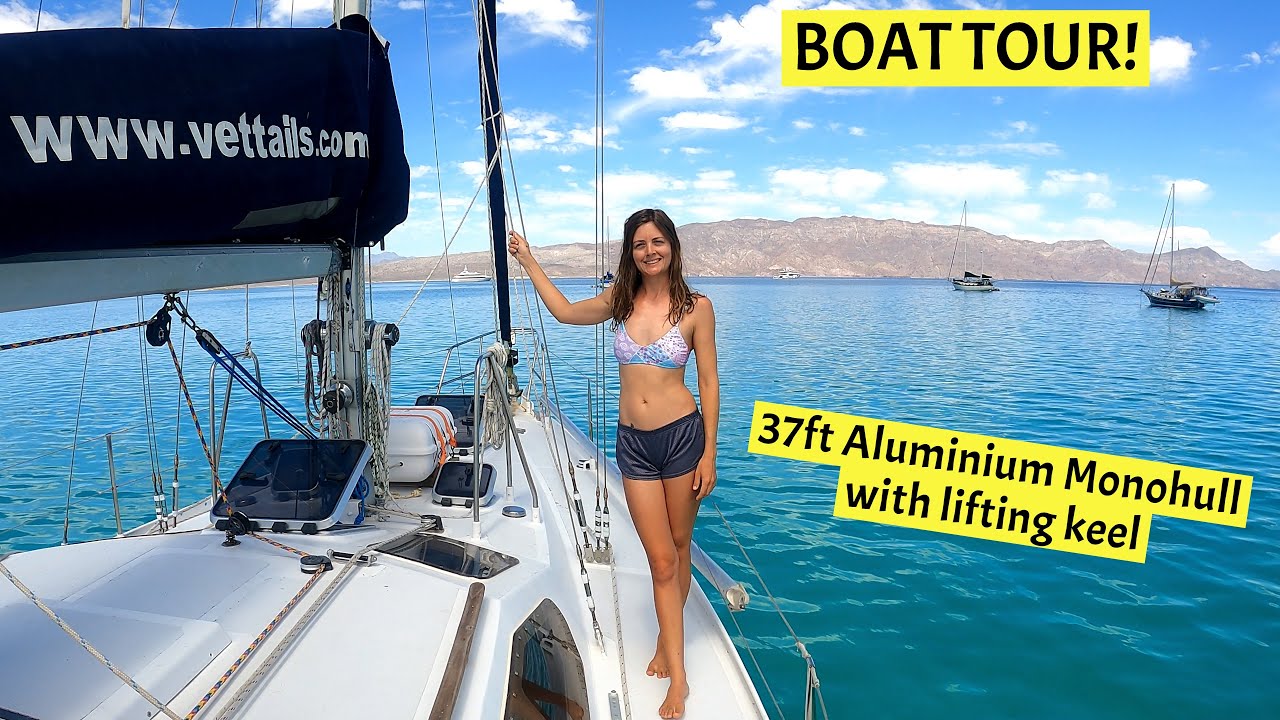 Tur cu barca: monococă din aluminiu de 37 ft (design francez cu chilă de ridicare): Chuffed Adventures S5Ep31