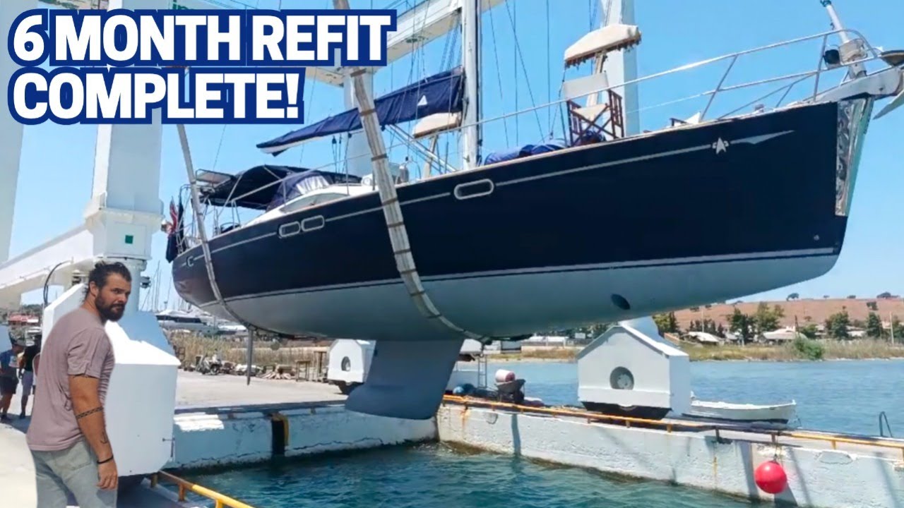 130k 54ft Refit barca cu pânze TERMINAT!