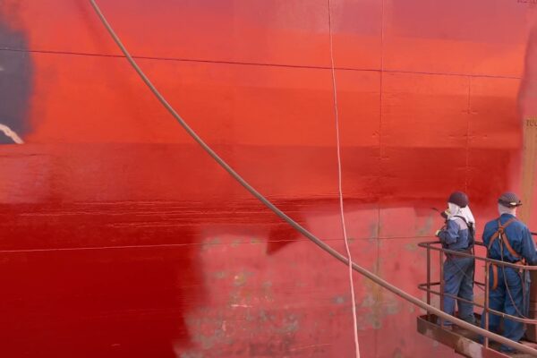 Aplicare vopsea - Jotun Coatings - Marathon Red 49