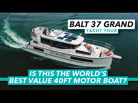 Este aceasta barca cu motor de 40 de picioare cu cea mai bună valoare din lume?  |  Balt 37 Grand |  Barcă cu motor și iahting