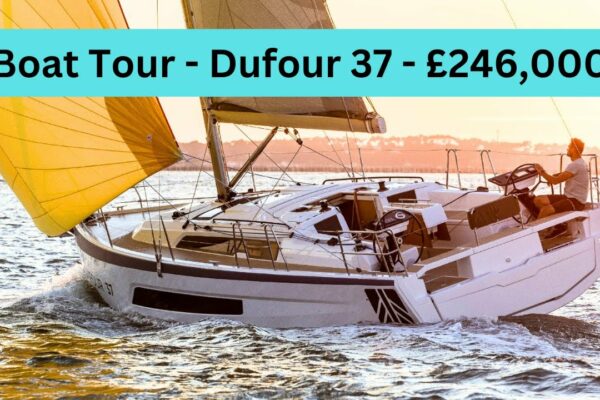 Tur cu barca - Dufour 37 - 246.000 GBP - Nu veți crede spațiul din interior