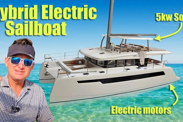 Barcă cu pânze electrică hibridă nouă - Island Spirit 525e