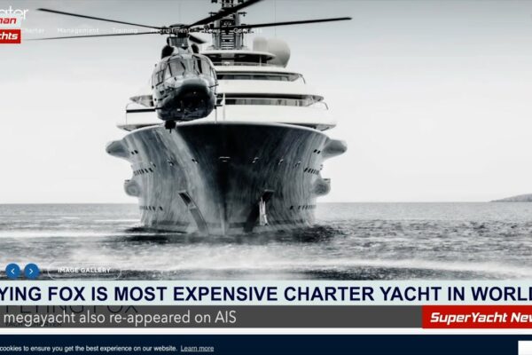 Cel mai scump iaht charter din lume acum mai scump!  |  Clipuri SY