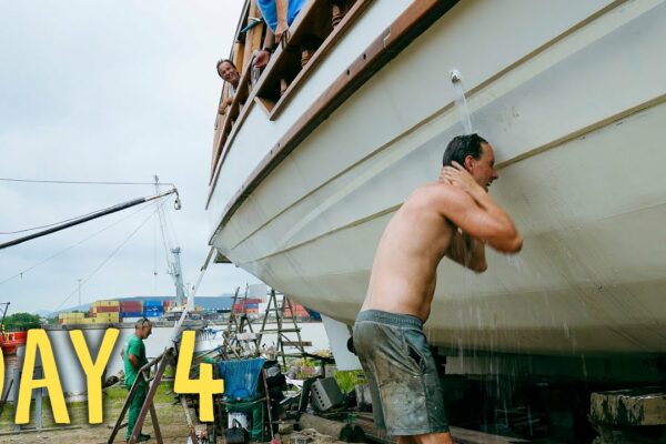 Refit barca cu pânze din lemn: nu pentru asta este o cocă de trecere!  — Sailing Yabá 172