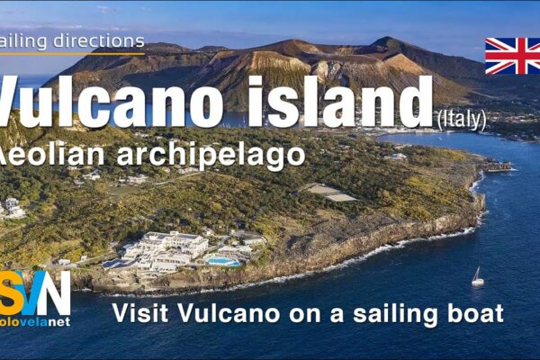 Direcția de navigare: Vulcano, insula care trăiește pe un crater.  arhipelag eolian.