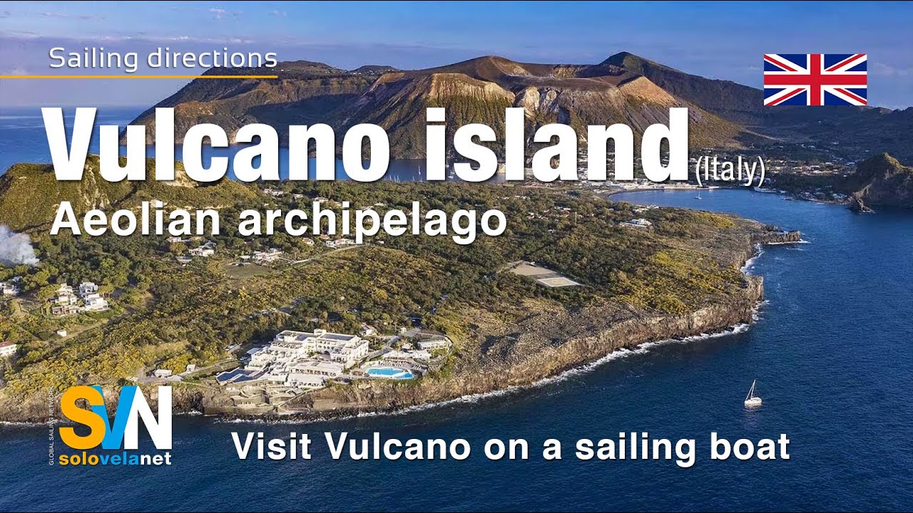 Direcția de navigare: Vulcano, insula care trăiește pe un crater.  arhipelag eolian.
