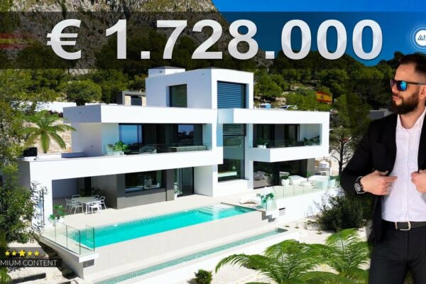 🌴1.728.000 € |  Vila in Altea.  Vile de vânzare în Spania cu piscină privată.  Vila de lux in Spania