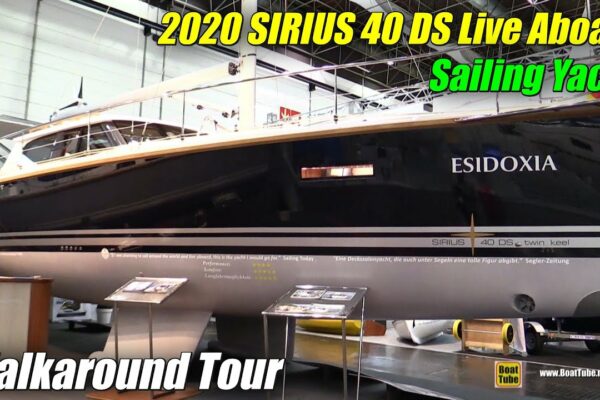 2019 Sirius 40 DS Twin Keel Live la bordul unui iaht cu vele - Tur Walkaround - Boot Dusseldorf 2020