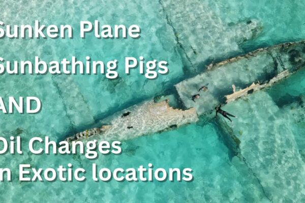 Porci, avioane și schimbări de ulei: explorarea locațiilor exotice |  Navigand cu Sase |  S2 E45