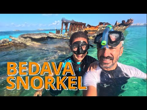 #75 - Am ocolit bărcile de excursie și am făcut snorkeling gratuit în magnifica Marea Isla Mujeres