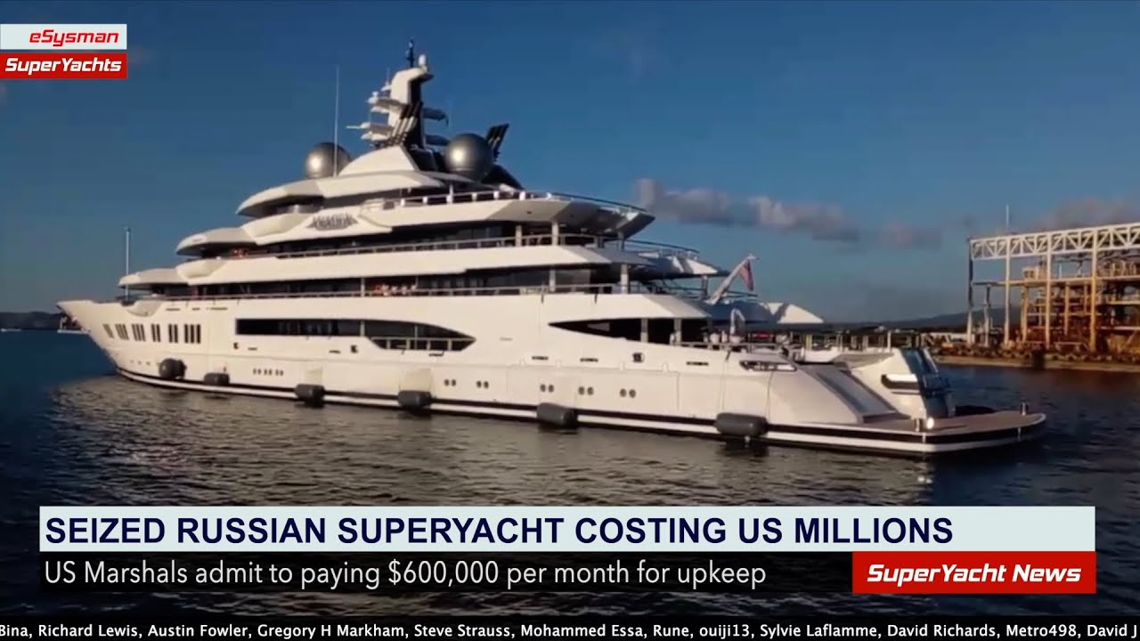 Guvernul SUA aruncă bani pentru superyacht rusesc?  |  Clipuri SY