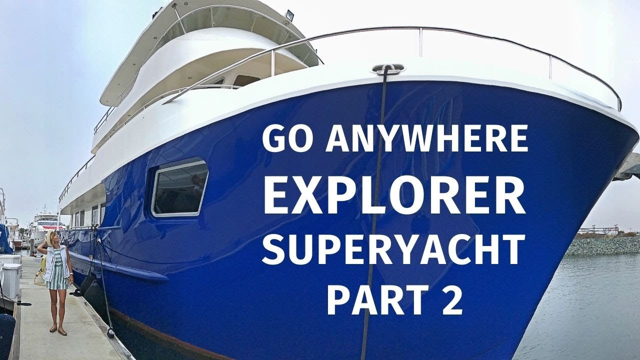 8.900.000 USD ALLSEAS 92 EXPEDITION Explorer SuperYacht Tour Liveaboard ÎN ÎNTURUL LUMII Yacht PARTEA II