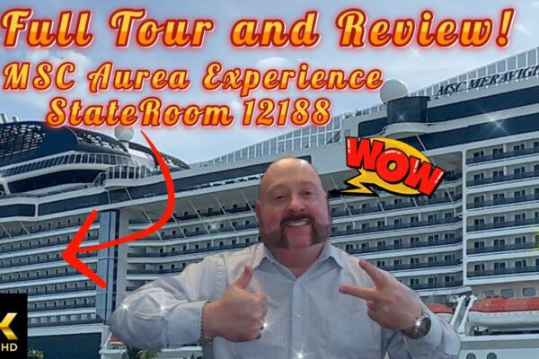 MSC Meraviglia Aurea Experience StateRoom 12188 Tur complet și recenzie!  Sfaturi de croazieră, trucuri și hack-uri!