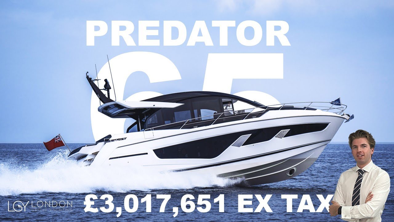 Yacht Sunseeker de 3 milioane de lire sterline - Noua prezentare Predator 65 2024