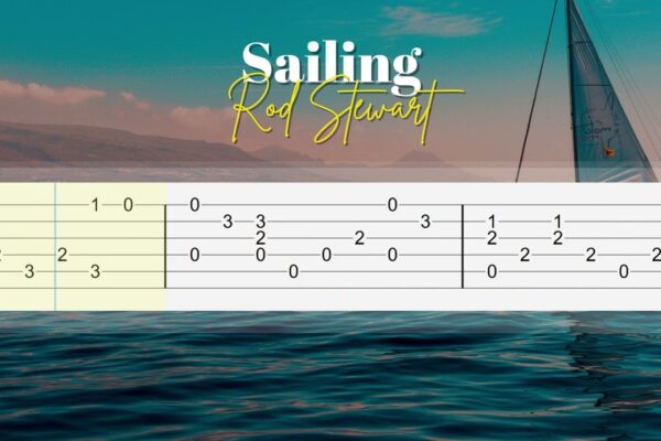 Sailing - Rod Stewart - Fingerstyle Guitar Tutorial TAB
