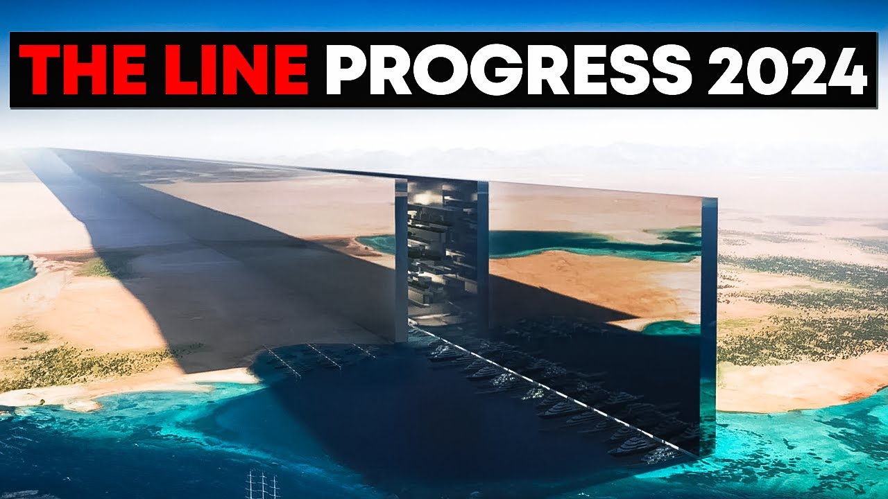 NEOM |  Actualizarea construcției THE LINE 2024