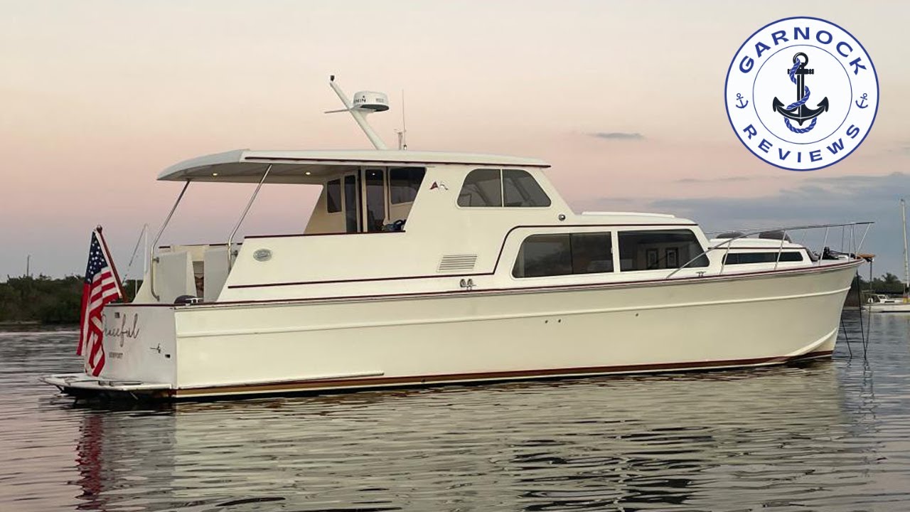 235.000 USD - (2000) Huckins Atlantic 44 - Yacht cu motor clasic modern de vânzare