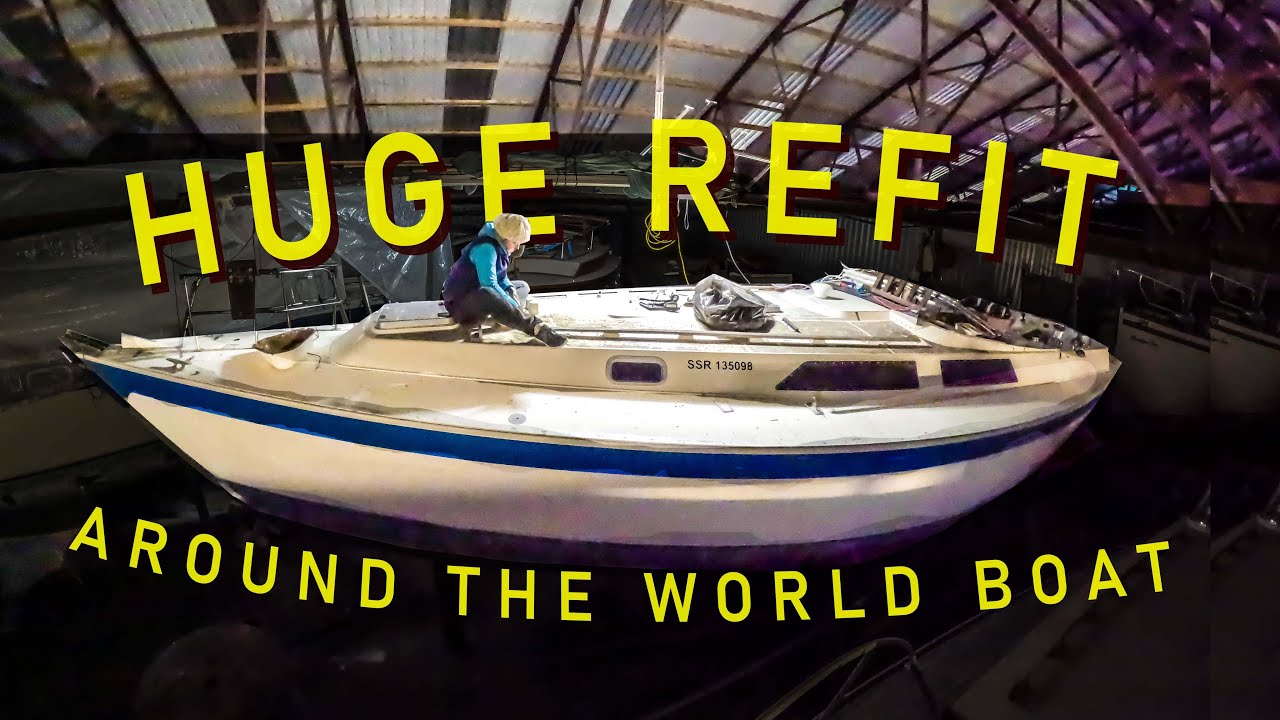 În fața celei mai mari reparații ale noastre (înlocuire șină de vârf) |  Sailing Florence Refit Ep.175