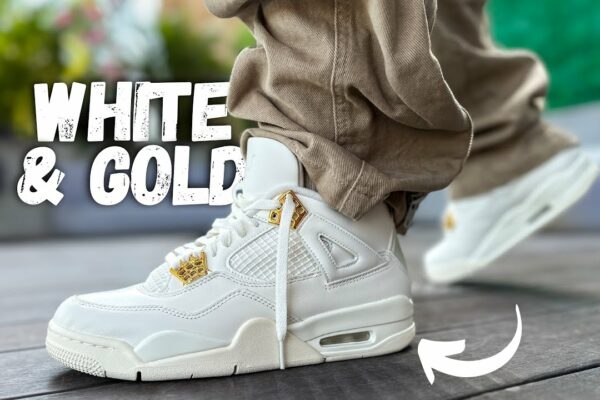 One Thing... Jordan 4 White And Gold (SAIL) Review & On Foot